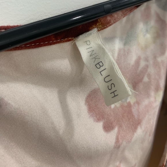 Floral Maternity Mini Dress - Pinkblush - Picture 4 of 4